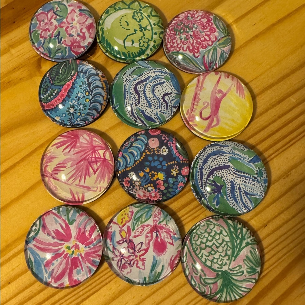 2 inch LILLY PULITZER magnets